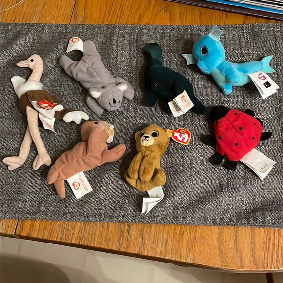 Ty Other - Vintage TY Beanie Babies Plush Toy Set - some NWT